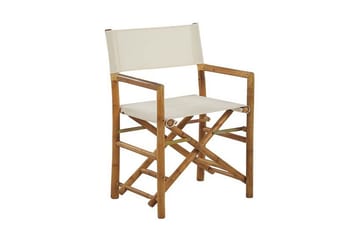 Balkongsett Hvit/ beige MOLISE / SPELLO - Tre / Natur - Hagemøbler & utemiljø - Hagegruppe - Cafemøbler & cafesett