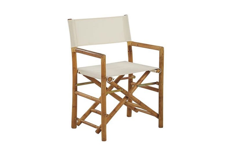 Balkongsett Hvit/ beige MOLISE / SPELLO - Tre / Natur - Hagemøbler & utemiljø - Hagegruppe - Cafemøbler & cafesett