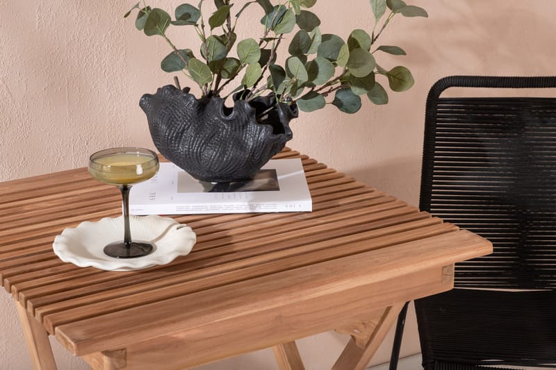 Cafégruppe Ghana 70x70 cm + 2 Stablebar Stol Lindos - Venture Home - Cafemøbler & cafesett