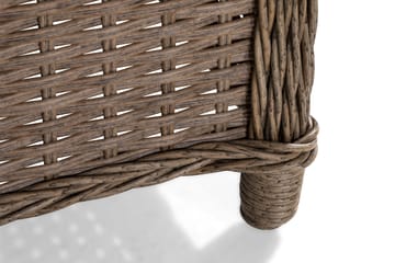 Cafésett Marcus med 2 Reclinerlenestoler m Pute - Natur - Hagemøbler & utemiljø - Hagegruppe - Cafemøbler & cafesett