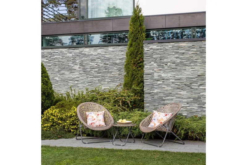 Cafesett TURKU 2 stoler og bord sammenleggbart - Hagemøbler & utemiljø - Hagegruppe - Cafemøbler & cafesett