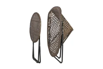 Cafesett TURKU 2 stoler og bord sammenleggbart - Hagemøbler & utemiljø - Hagegruppe - Cafemøbler & cafesett