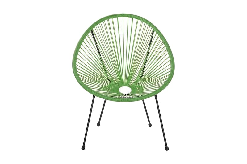 Cayaco Balkongsett 70 cm + 2 Stoler - Kunstrotting/Grønn - Hagemøbler & utemiljø - Hagegruppe - Cafemøbler & cafesett