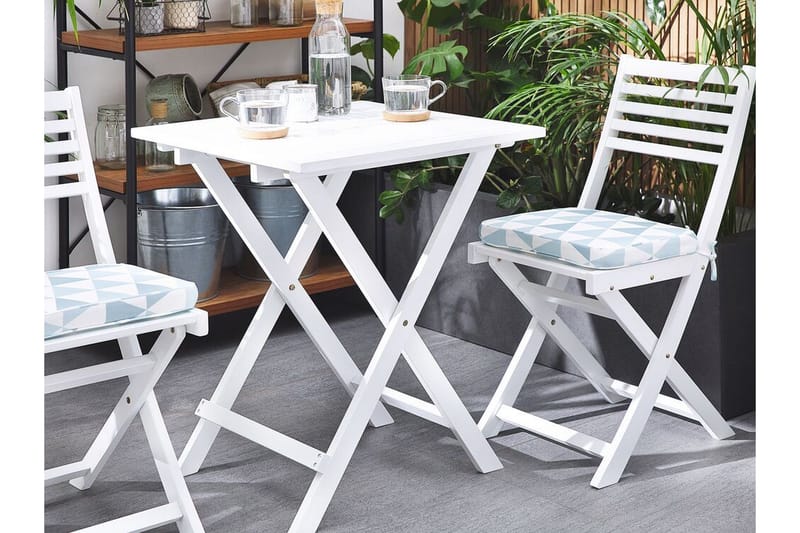 Cordido Cafésett - Hvit - Hagemøbler & utemiljø - Hagegruppe - Cafemøbler & cafesett