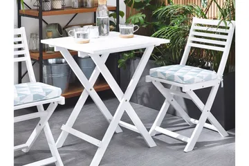 Cordido Cafésett - Hvit - Hagemøbler & utemiljø - Hagegruppe - Cafemøbler & cafesett