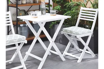 Cordido Cafésett - Hvit - Hagemøbler & utemiljø - Hagegruppe - Cafemøbler & cafesett