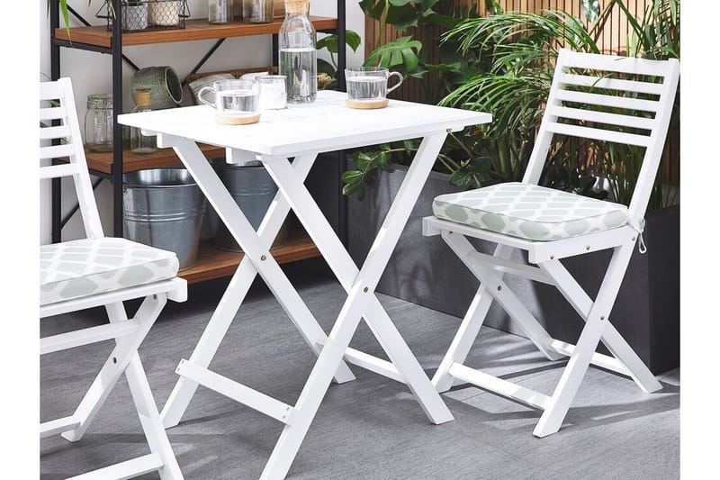 Cordido Cafésett - Hvit - Hagemøbler & utemiljø - Hagegruppe - Cafemøbler & cafesett