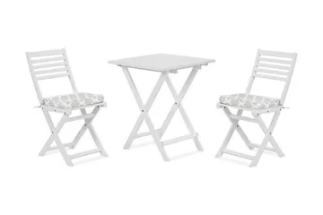 Cordido Cafésett - Hvit - Hagemøbler & utemiljø - Hagegruppe - Cafemøbler & cafesett