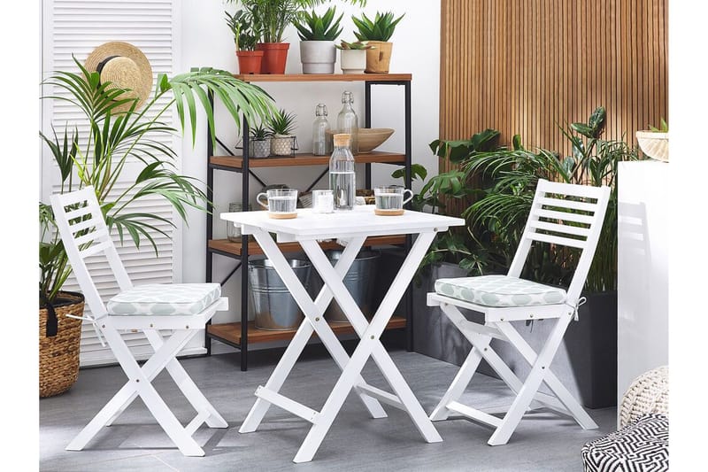 Cordido Cafésett - Hvit - Hagemøbler & utemiljø - Hagegruppe - Cafemøbler & cafesett