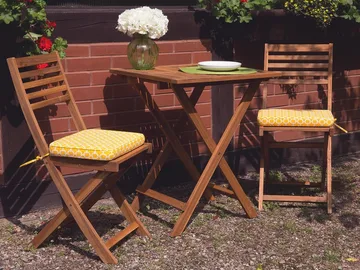 Fiji Balkongsett 60 cm - Tre / Natur - Hagemøbler & utemiljø - Hagegruppe - Cafemøbler & cafesett