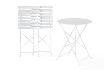 Fiori Balkongsett 45,5 cm - Hvit - Hagemøbler & utemiljø - Hagegruppe - Cafemøbler & cafesett