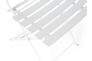 Fiori Balkongsett 45,5 cm - Hvit - Hagemøbler & utemiljø - Hagegruppe - Cafemøbler & cafesett