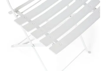 Fiori Balkongsett 45,5 cm - Hvit - Hagemøbler & utemiljø - Hagegruppe - Cafemøbler & cafesett