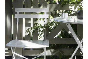 Fiori Balkongsett 45,5 cm - Hvit - Hagemøbler & utemiljø - Hagegruppe - Cafemøbler & cafesett