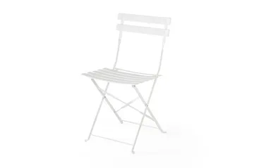 Fiori Balkongsett 45,5 cm - Hvit - Hagemøbler & utemiljø - Hagegruppe - Cafemøbler & cafesett