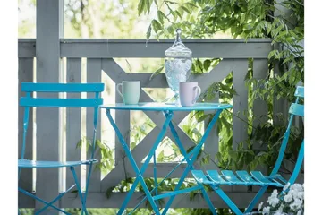 Fiori Balkongsett 52 cm - Blå - Hagemøbler & utemiljø - Hagegruppe - Cafemøbler & cafesett