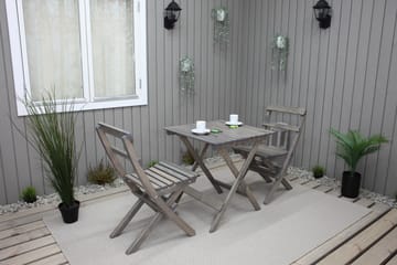 Gruppe for utemøbler Wilma & Knohult - Grå - Hagemøbler & utemiljø - Hagegruppe - Cafemøbler & cafesett
