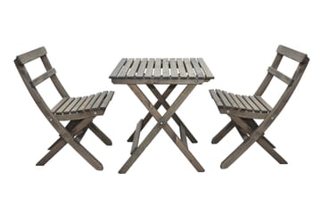 Gruppe for utemøbler Wilma & Knohult - Grå - Hagemøbler & utemiljø - Hagegruppe - Cafemøbler & cafesett