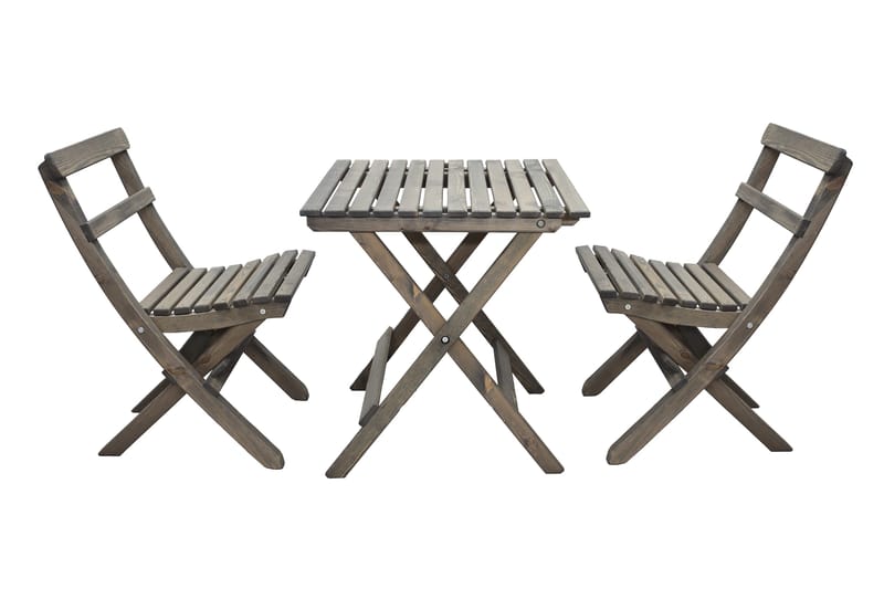 Gruppe for utemøbler Wilma & Knohult - Grå - Hagemøbler & utemiljø - Hagegruppe - Cafemøbler & cafesett