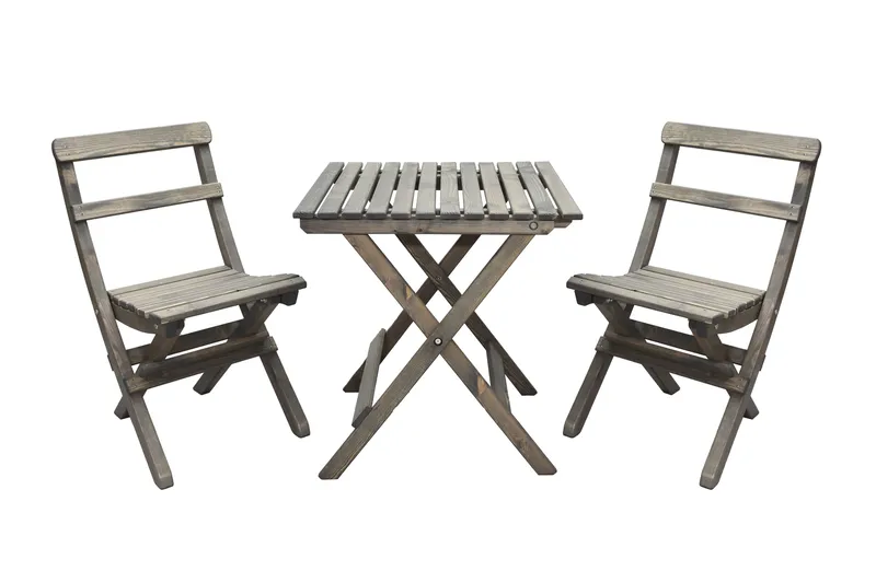 Gruppe for utemøbler Wilma & Knohult, Grå