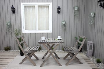 Gruppe for utemøbler Wilma & Knohult - Grå - Hagemøbler & utemiljø - Hagegruppe - Cafemøbler & cafesett