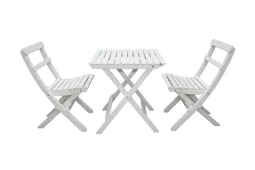 Gruppe for utemøbler Wilma & Knohult - Hvit - Hagemøbler & utemiljø - Hagegruppe - Cafemøbler & cafesett