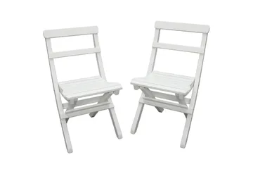 Gruppe for utemøbler Wilma & Knohult - Hvit - Hagemøbler & utemiljø - Hagegruppe - Cafemøbler & cafesett