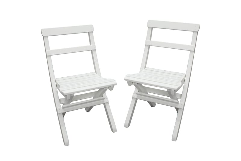 Gruppe for utemøbler Wilma & Knohult - Hvit - Hagemøbler & utemiljø - Hagegruppe - Cafemøbler & cafesett