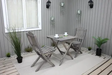 Gruppe for utemøbler Wilma & Visby - Grå - Hagemøbler & utemiljø - Hagegruppe - Cafemøbler & cafesett