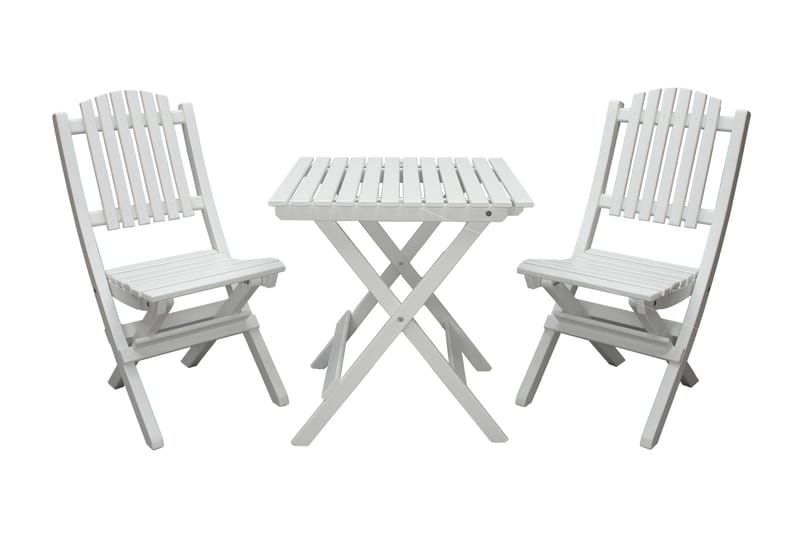 Gruppe for utemøbler Wilma & Visby - Hvit - Hagemøbler & utemiljø - Hagegruppe - Cafemøbler & cafesett