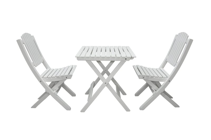 Gruppe for utemøbler Wilma & Visby - Hvit - Hagemøbler & utemiljø - Hagegruppe - Cafemøbler & cafesett