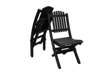 Gruppe for utemøbler Wilma & Visby - Kaffe svart - Hagemøbler & utemiljø - Hagegruppe - Cafemøbler & cafesett