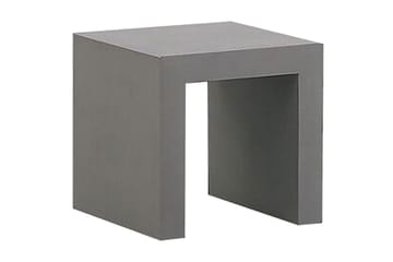 Hagesett av bord och 4 krakker 90x90 OLBIA - Grå - Hagemøbler & utemiljø - Hagegruppe - Cafemøbler & cafesett