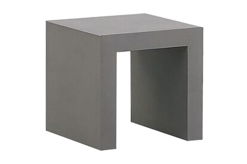 Hagesett av bord och 4 krakker 90x90 OLBIA - Grå - Hagemøbler & utemiljø - Hagegruppe - Cafemøbler & cafesett