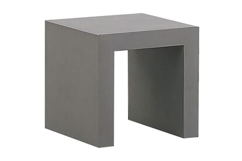 Hagesett av bord och 4 krakker 90x90 OLBIA - Grå - Hagemøbler & utemiljø - Hagegruppe - Cafemøbler & cafesett