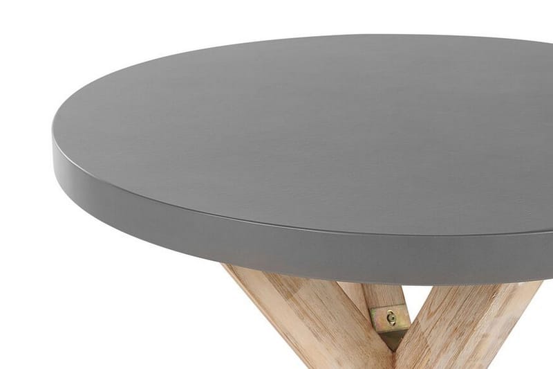 Hagesett med bord og 4 krakker¸ 90 cmOLBIA - Grå - Hagemøbler & utemiljø - Hagegruppe - Cafemøbler & cafesett