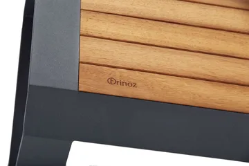 Lassento Cafésett 197 cm + 3-seters Sofa + 2 Lenestoler - Gul/Grå/Svart - Hagemøbler & utemiljø - Hagegruppe - Cafemøbler & cafesett