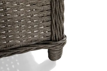 Marcus Cafésett med 2 Reclinerlenestoler m Pute - Grå - Hagemøbler & utemiljø - Hagegruppe - Cafemøbler & cafesett