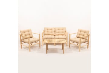 Narander Sofagruppe - Naturell - Hagemøbler & utemiljø - Hagegruppe - Cafemøbler & cafesett