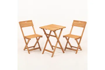 Natsume Cafésett - Valnøtt - Hagemøbler & utemiljø - Hagegruppe - Cafemøbler & cafesett