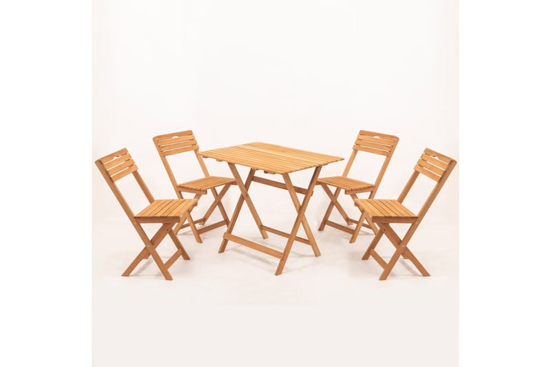 Parwati Cafésett - Valnøtt - Hagemøbler & utemiljø - Hagegruppe - Spisegrupper hage