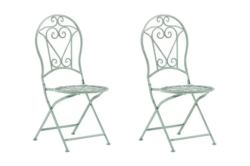 Piossasco Cafésett - Grønn - Hagemøbler & utemiljø - Hagegruppe - Cafemøbler & cafesett