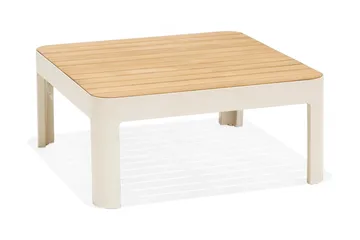 Portals Loungegruppe 4-seter - Hvit/Teak - Hagemøbler & utemiljø - Loungemøbler - Loungegrupper