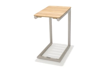 Portals Solsengsett med Pute - Hvit / Tre - Hagemøbler & utemiljø - Stoler & Lenestoler - Solsenger & solvogner