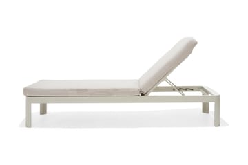 Portals Solsengsett med Pute - Hvit / Tre - Hagemøbler & utemiljø - Stoler & Lenestoler - Solsenger & solvogner