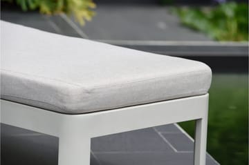 Portals Solsengsett med Pute - Hvit / Tre - Hagemøbler & utemiljø - Stoler & Lenestoler - Solsenger & solvogner