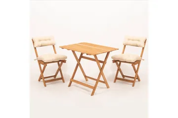 Ramdevi Cafésett - Valnøtt - Hagemøbler & utemiljø - Hagegruppe - Cafemøbler & cafesett