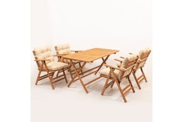 Ramjani Spisegruppe - Valnøtt - Hagemøbler & utemiljø - Hagegruppe - Spisegrupper hage