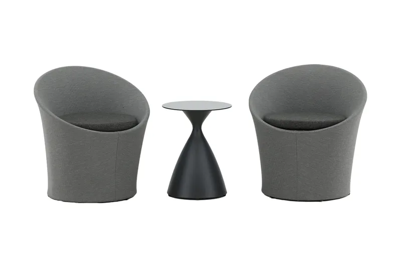 Spoga Balkonggruppe 2-seters, Svart/Mørkegrå