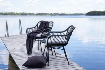 Viga Balkonggruppe 2-seters - Svart - Hagemøbler & utemiljø - Hagegruppe - Cafemøbler & cafesett